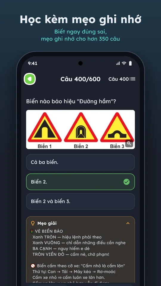 Học kèm mẹo ghi nhớ
